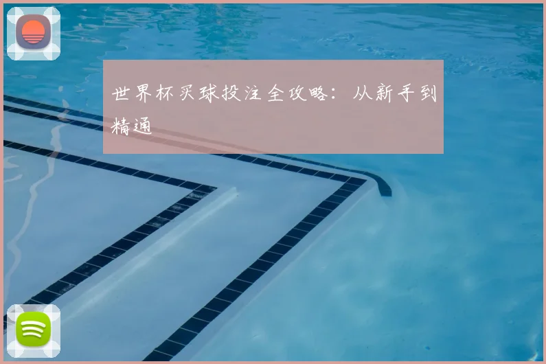 世界杯买球投注全攻略：从新手到精通